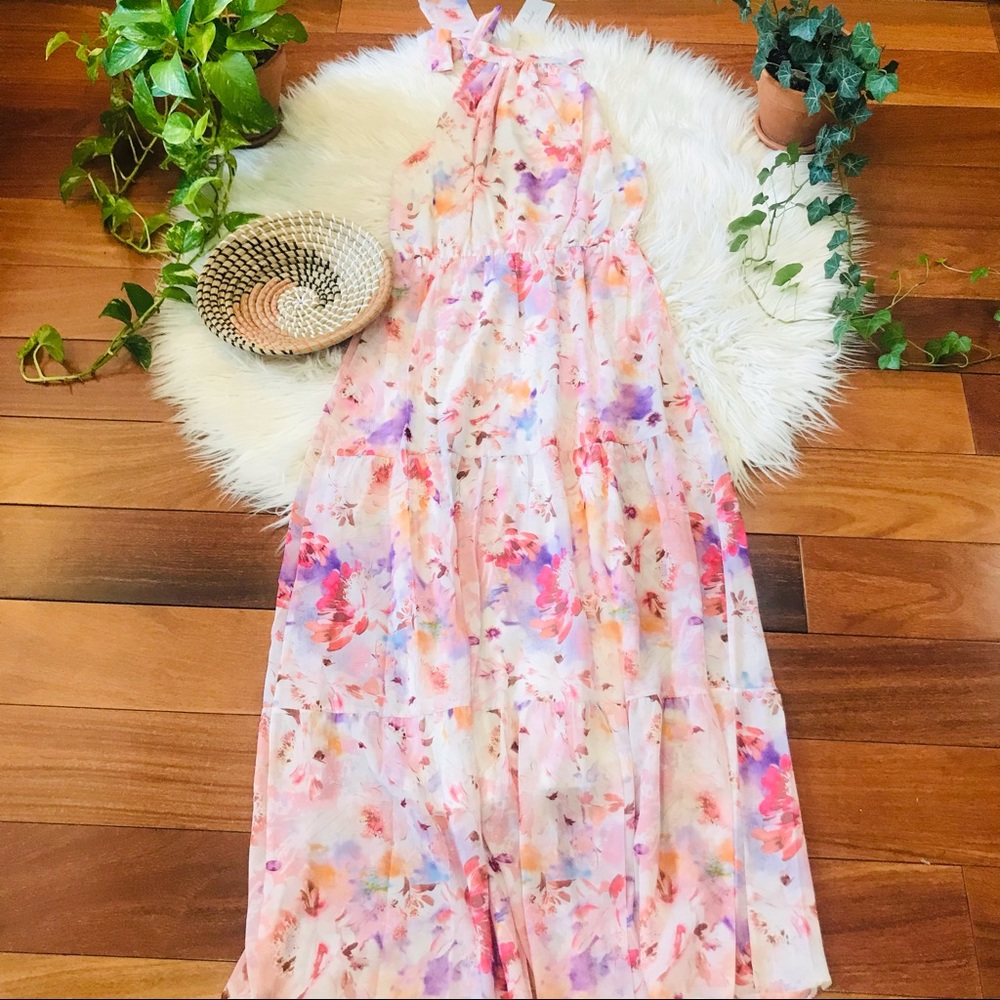 New🌿Made In Italy Falter Maxi Dress - Picture 10 of 13